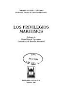 Cover of: Los privilegios marítimos