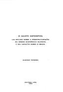 Cover of: O ajuste impossível by Aloisio Teixeira
