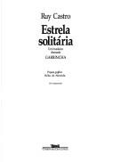 Cover of: Estrela solitária by Ruy Castro