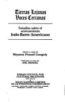 Cover of: Tierras lejanas, voces cercanas: estudios sobre el acercamiento Indo-Ibero-Americano
