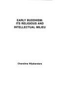 early-buddhism-its-religious-and-intellectual-milieu-cover
