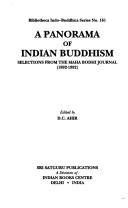 Cover of: A Panorama of Indian Buddhism: selections from the Maha Bodhi journal, 1892-1992