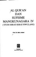 Al Qur'an dan sufisme Mangkunagara IV by Moh Ardani