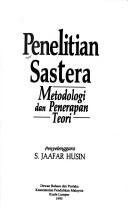 Cover of: Penelitian sastera: metodologi dan penerapan teori