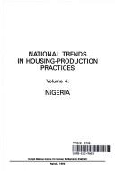 Cover of: National trends in housing-production practices.