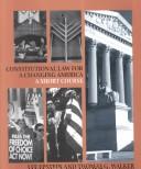 Cover of: Constitutional law for a changing America. by Lee Epstein