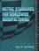 Cover of: Metric standards for worldwide manufacturing