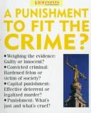Cover of: A punishment to fit the crime? by Cooper, Alison