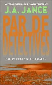 Cover of: Par de Detectives by J. A. Jance