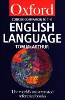 Cover of: The Concise Oxford companion to the English language