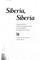 Cover of: Siberia, Siberia by Valentin Grigorʹevich Rasputin, Valentin Rasputin