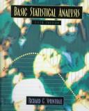 Cover of: Basic statistical analysis