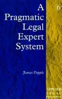 Cover of: A pragmatic legal expert system by Popple, James