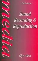 Cover of: Sound recording and reproduction