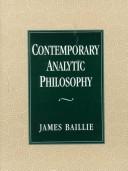Cover of: Contemporary analytic philosophy