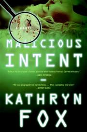 Cover of: Malicious Intent: A Novel