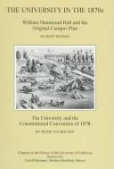 Cover of: The university in the 1870s.