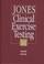 Cover of: Clinical exercise testing