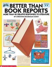 Cover of Better Than Book Reports (Grades 2-6) by Christine Boardman-Moen