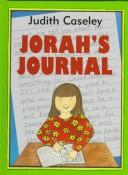 Cover of: Jorah's journal by Judith Caseley