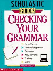 Cover of: Checking Your Grammar by Marvin Terban