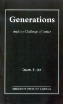 Cover of: Generations: and the challenge of justice