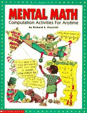 Cover of: Mental Math (Grades 4-8)