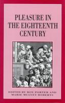 Cover of: Pleasure in the eighteenth century