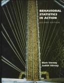 Cover of: Behavioral statistics in action by Mark W. Vernoy, Mark W Vernoy, Mark W. Vernoy
