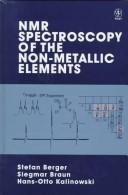 Cover of: NMR spectroscopy of the non-metallic elements