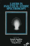 Cover of: Lasers in analytical atomic spectroscopy | 