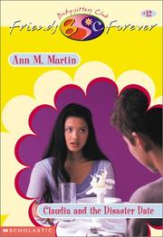 Cover of: Claudia and the disaster date by Ann M. Martin