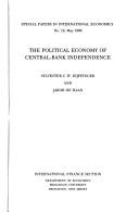 Cover of: The political economy of central-bank independence | Sylvester C. W. Eijffinger
