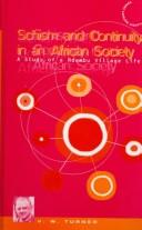 Schism and continuity in an African society by Victor Witter Turner