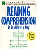 Cover of: Reading comprehension in 20 minutes a day by Elizabeth L. Chesla