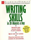 Cover of: Writing skills in 20 minutes a day