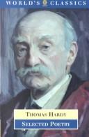 Cover of: Selected poetry by Thomas Hardy
