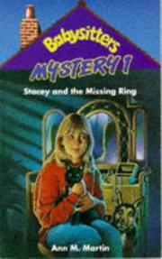 Cover of: Stacey and the Missing Ring