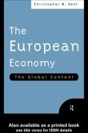Cover of: The European economy: the global context