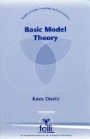 Cover of: Basic model theory