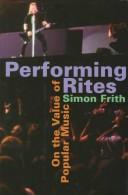 Cover of: Performing rites by Simon Frith
