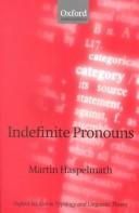 Cover of: Indefinite pronouns by Martin Haspelmath