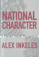 Cover of: National character: a psycho-social perspective