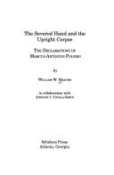 The severed hand and the upright corpse by William W. Reader