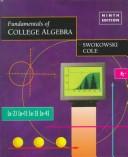 Cover of: Fundamentals of college algebra by Earl William Swokowski