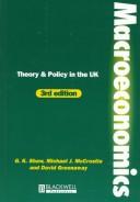 Cover of: Macroeconomics: theory and policy in the UK