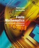Cover of: Finite mathematics by Paul E. Long