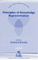 Cover of: Principles of knowledge representation