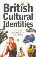 Cover of: British cultural identities