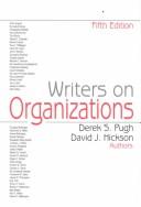 Cover of: Writers on organizations by Derek Salman Pugh